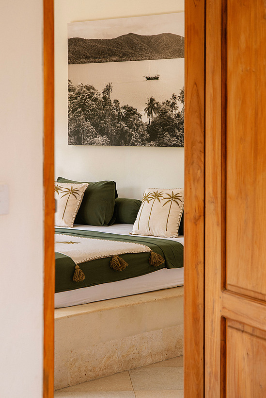 Field Cushion — linen and cotton, Nomari edition