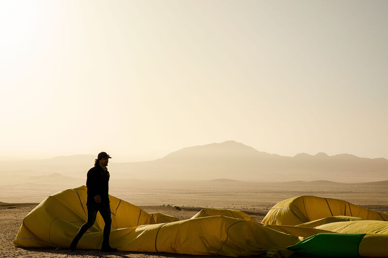Industry training — production crew on set, Namib